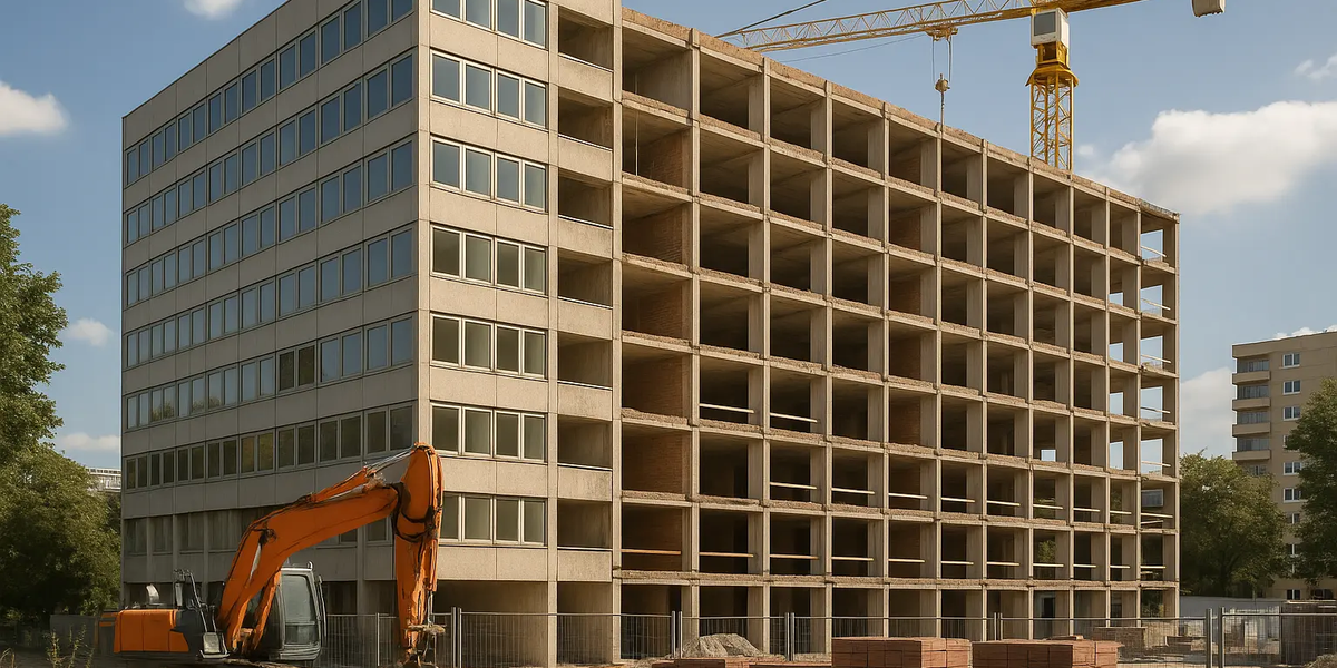 Bürogebäude umbauen zu Wohnungen in Österreich