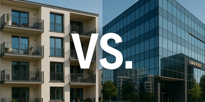 Gewerbe- vs. Wohnimmobilien